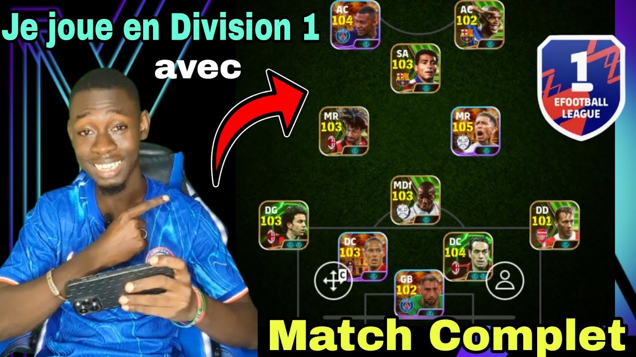 Je joue en Division 1 avec mon nouveau classement 4-3-3 🥰🔥 || Efootball