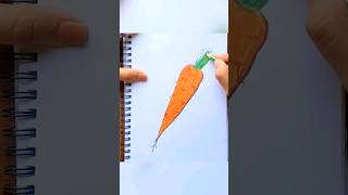 Drawing carrot step by step..🥕🥕 #drawing #easydrawing #stepbystep #drawingforkids #kidsart #carrot