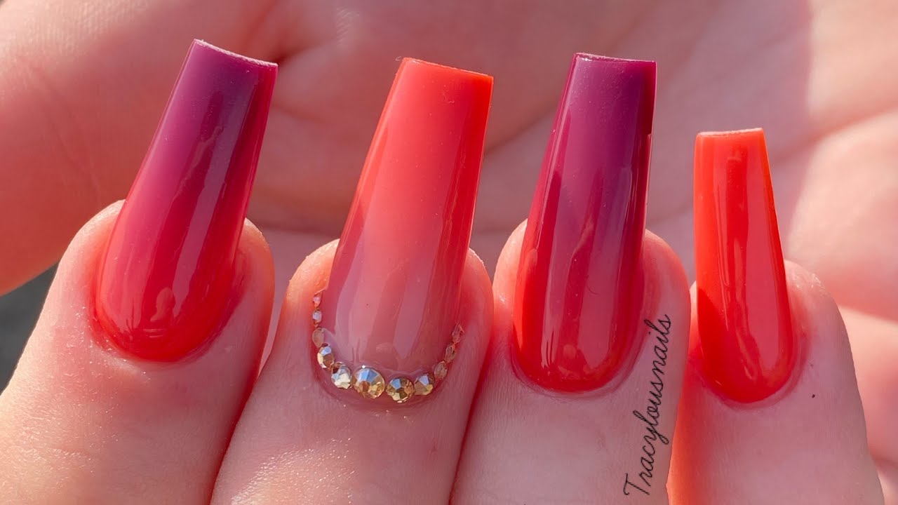 Autumn Vibes - Long Acrylic Nails