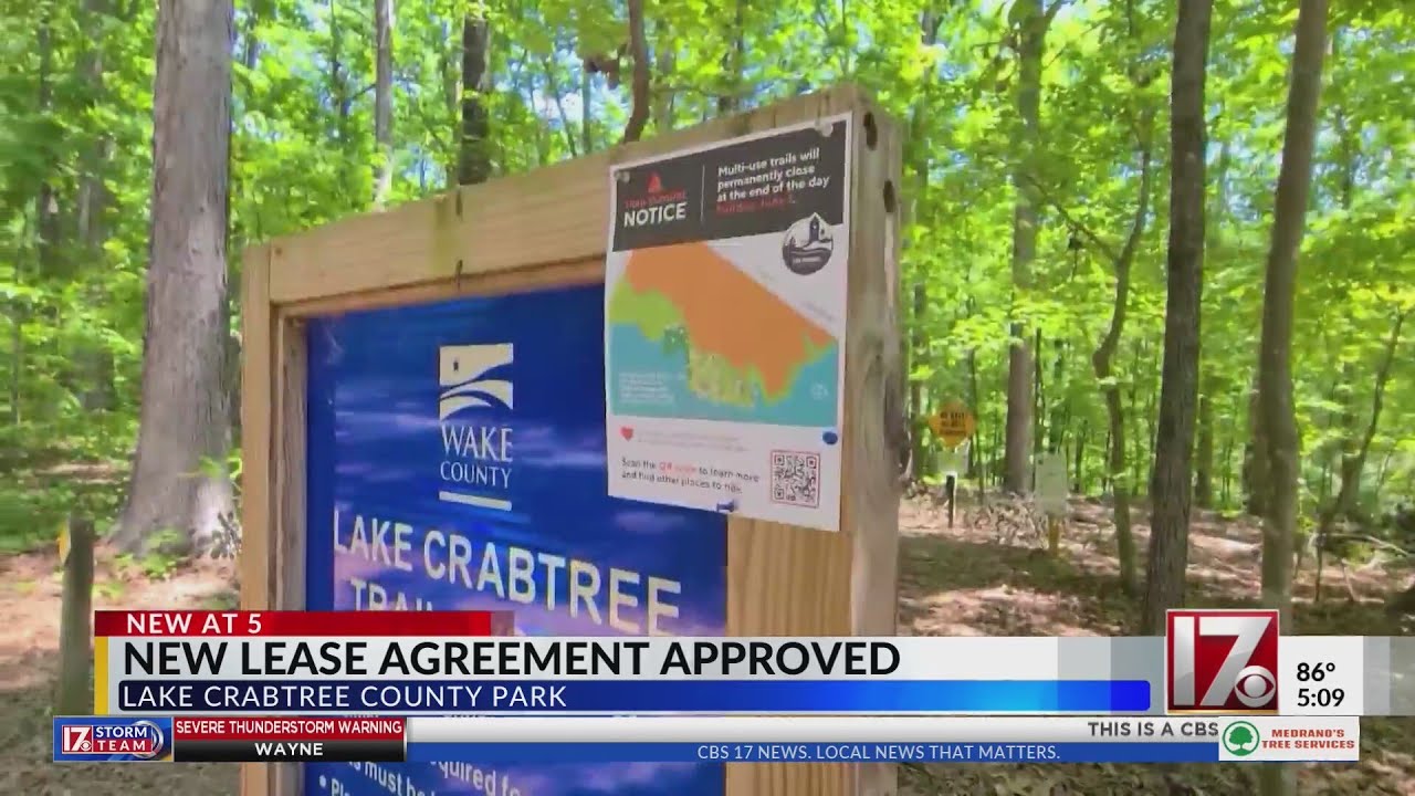 New lease agreement approved for Lake Crabtree County Park in Morrisville