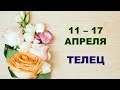 ♉ ТЕЛЕЦ. 🌹 С 11 по 17 АПРЕЛЯ 2022 г. 🌟 Таро-прогноз.