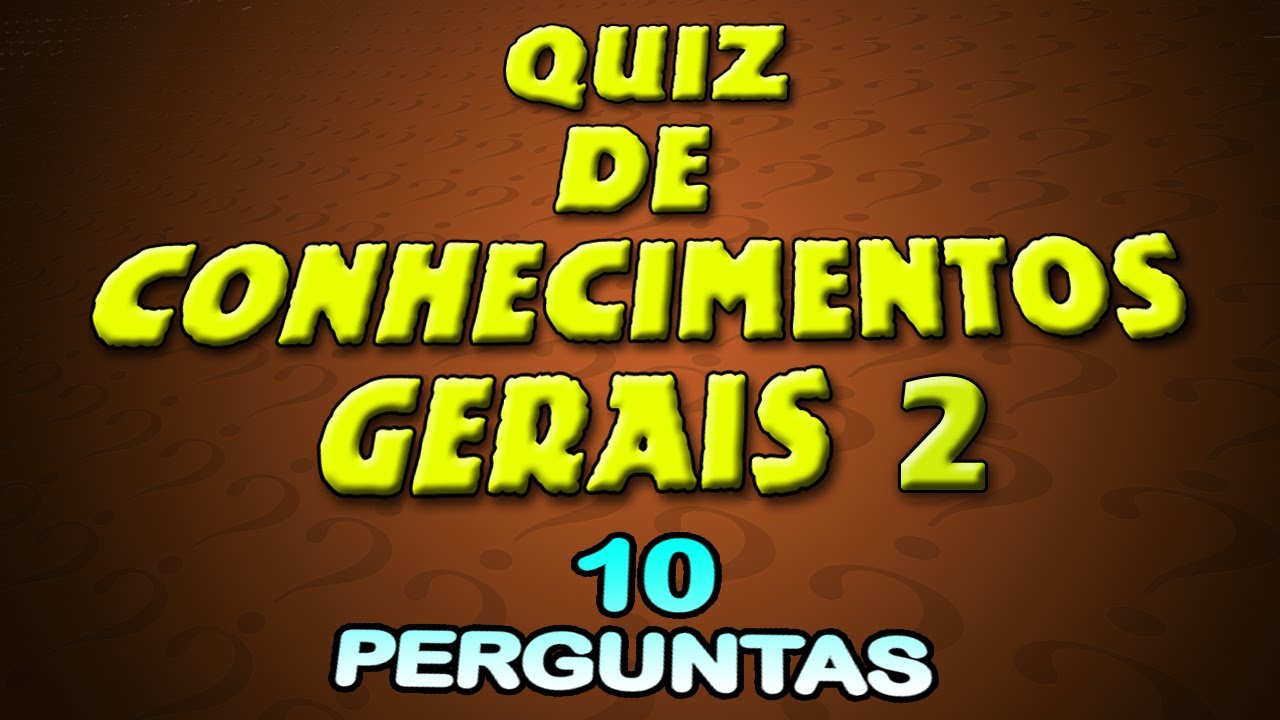 Quiz de Conhecimentos Gerais - Parte 2 #quizbr #quiz #quiztimer #quizt