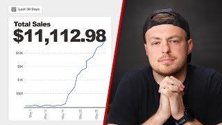 How I made $11,112 in 30 days with a BRAND NEW Clothing Brand