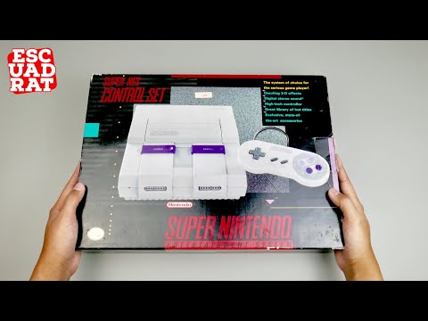 Full Unboxing Original SNES Super Nintendo Entertainment System Indonesia