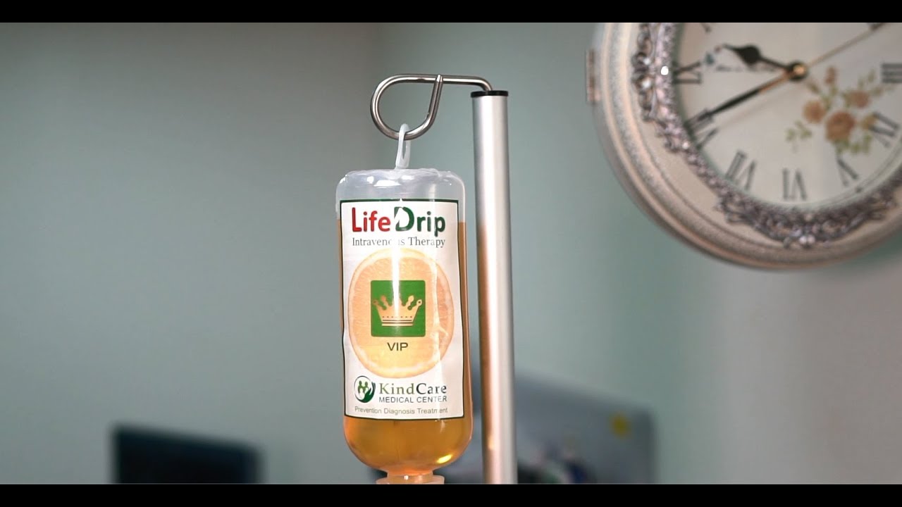 LifeDrip IV Vitamin Infusion at KindCare Medical Center YouTube