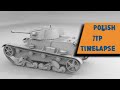 Blender 2.76 Timelapse 7TP Polish light tank