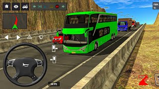 🚍😱 EURO COACH BUS IN HEAVY TRAFFIC! 💥 | NEW MOD UPDATE | BUS SIMULATOR INDONESIA #BUSSID #bussid  screenshot 1