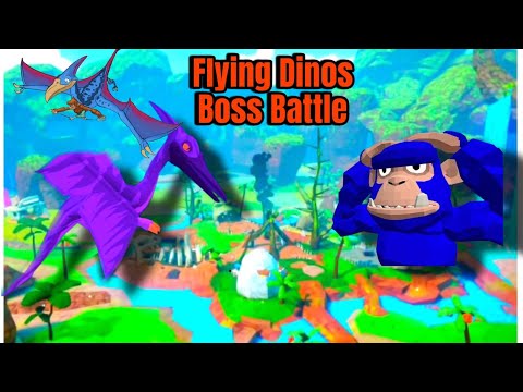The FLYING DINO BOSS BATTLE In UG is CRAZY…