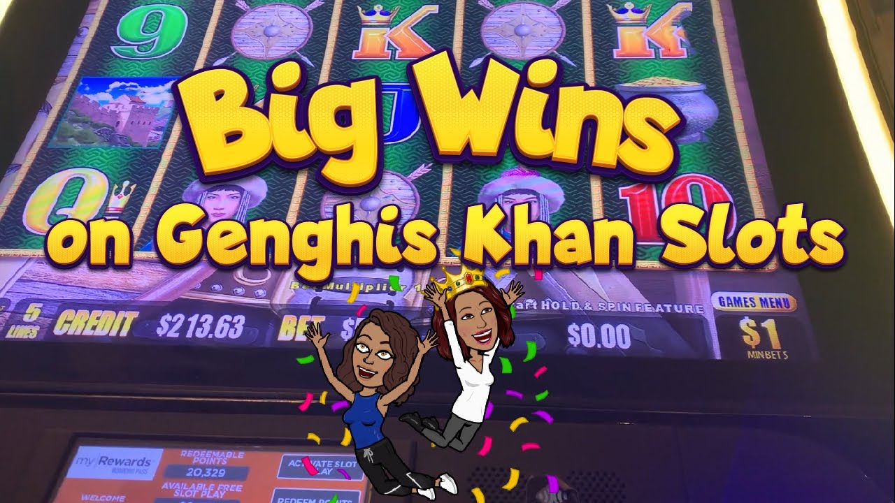 BIG BONUS ON GENGHIS KHAN SLOTS. DRAGON LINKS SLOT MACHINES YouTube