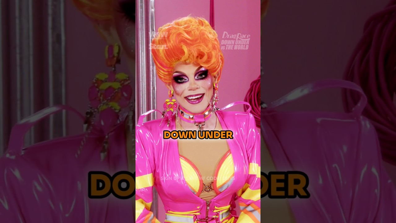 Meet the Queens of Drag Race Down Under vs The World hosted by Michelle Visage on WOW Presents Plus