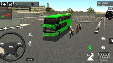 euro coach bus simulator 😱🚌 || new coach bus simulator part-1 Android gameplay