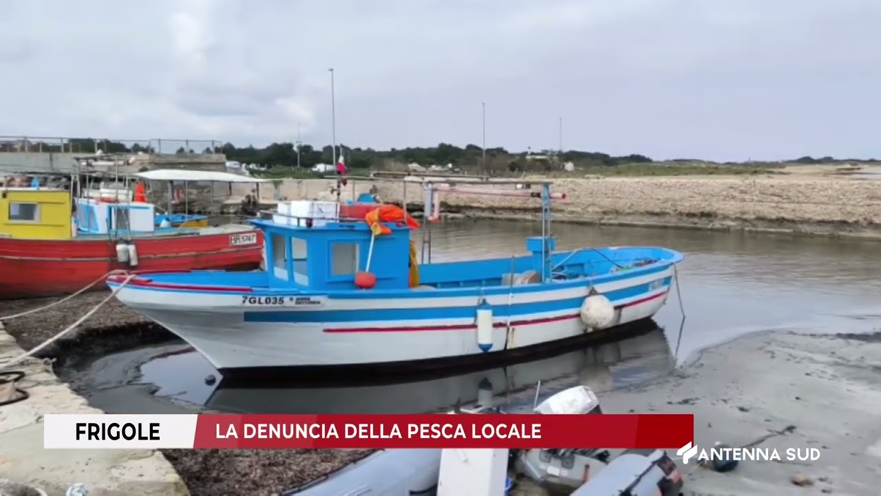 28 FEBBRAIO - FRIGOLE (LE) - LA DENUNCIA DELLA PESCA LOCALE