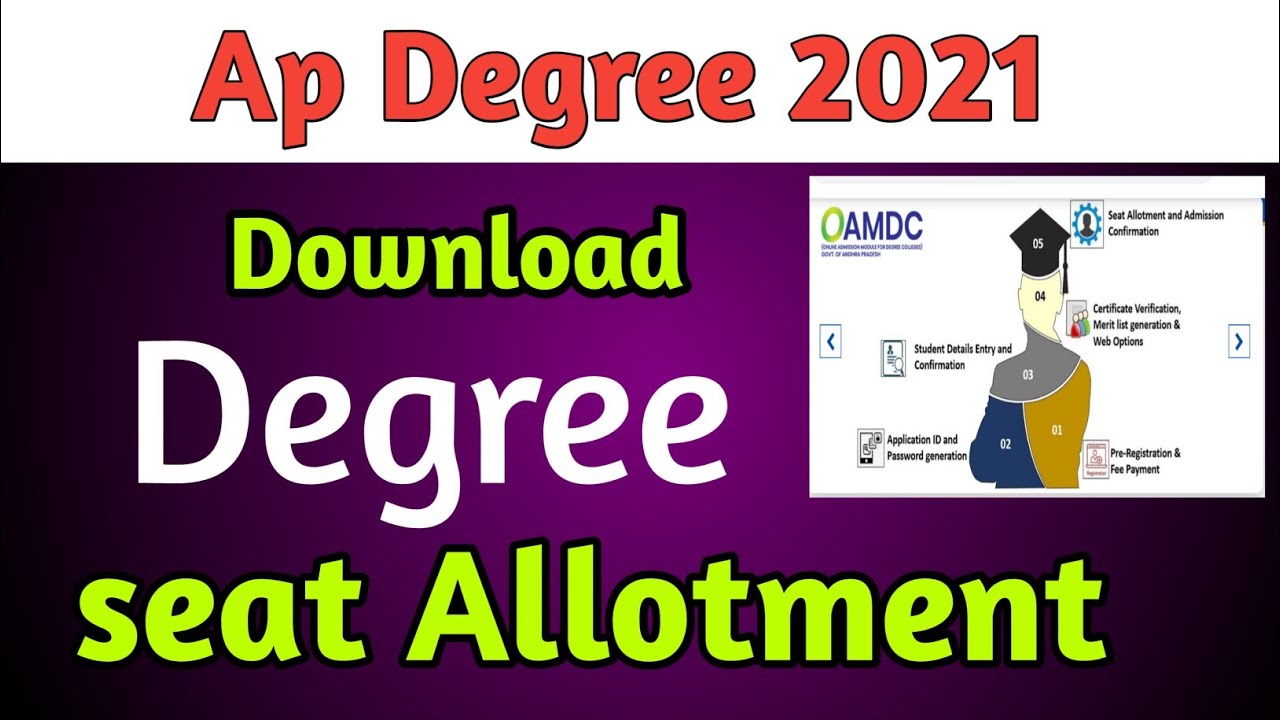 Degree seat allotment 2021 ap|degree seat allotment|ap degree seat allotment 2021