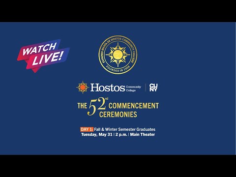 Hostos Community College - Class of 2022 Commencement Ceremony.