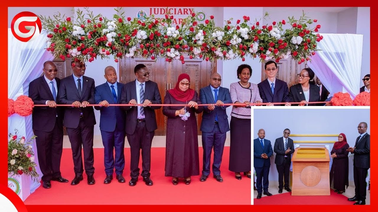 VIDEO: RAIS SAMIA AFUNGUA JENGO LA KISASA LA MAKAO MAKUU YA MAHAKAMA - DODOMA - HISTORIA IMEANDIKWA