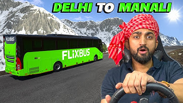 Delhi to Manali Road Trip in a FlixBus.