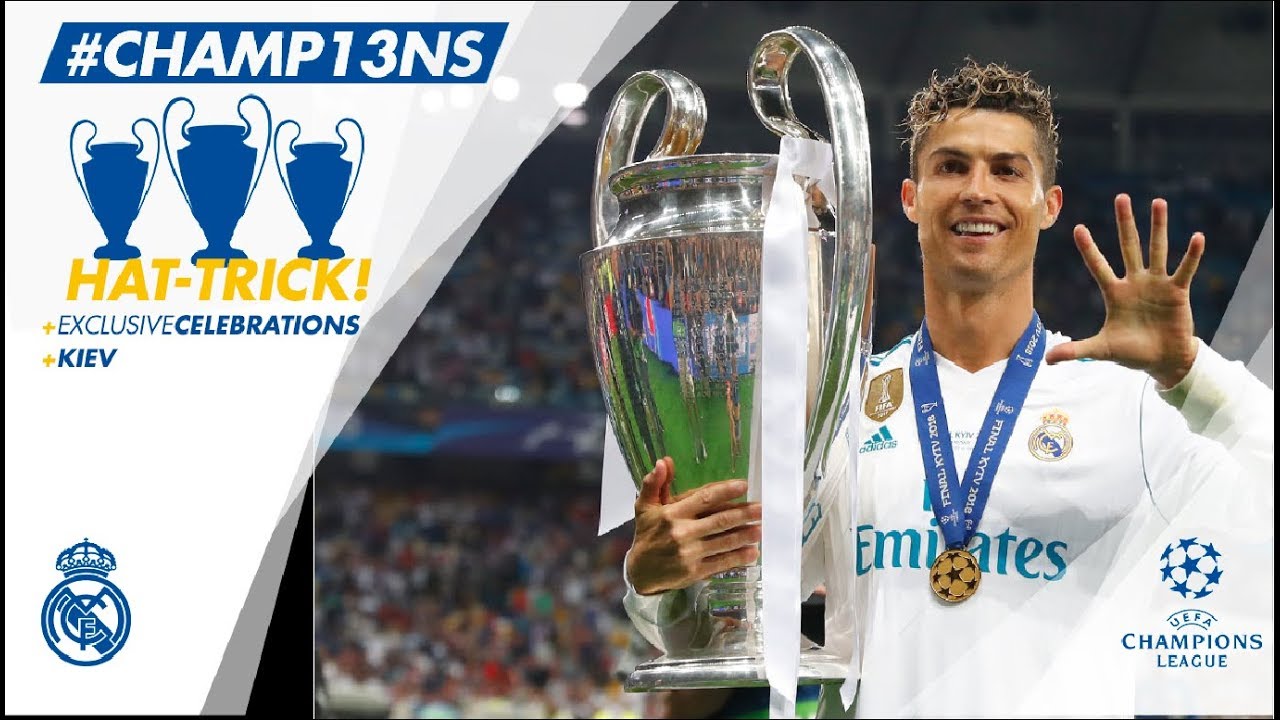 real madrid hat trick champions league