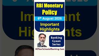 RBI&#39;s Monetary Policy Review - Highlights of August 2025 Review