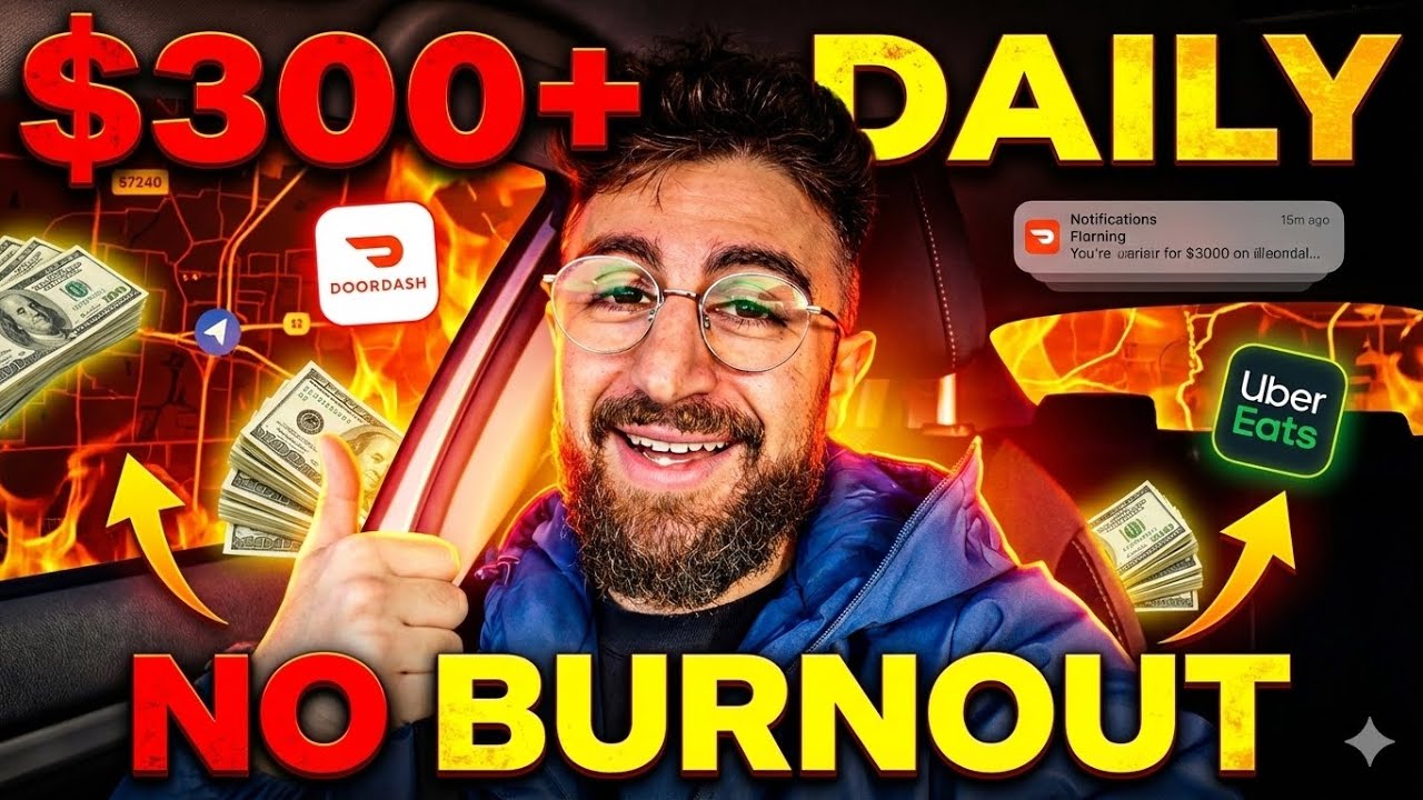 Как я зарабатываю более 300 долларов каждый день с DoorDash и Uber Eats (без выгорания)