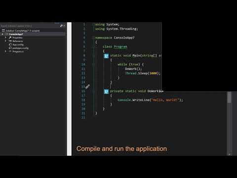 LiveSharp demonstration with Console project