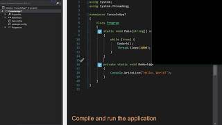 LiveSharp demonstration with Console project