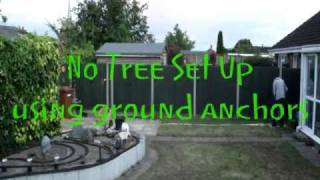 Slackline No Tree Set Up