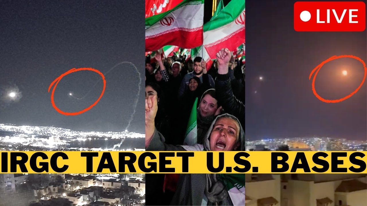 BREAKING: IRGC Attack U.S. Bases - Israel Targeted From North & South - Clashes Resume