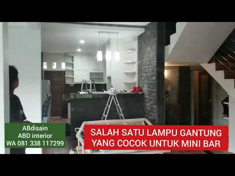 DIY Lampu minibar dari Sumpit Kayu | Lampu Gantung murah | Home Decor ¦ Lampu Cafe Alat dan bahanjie. 