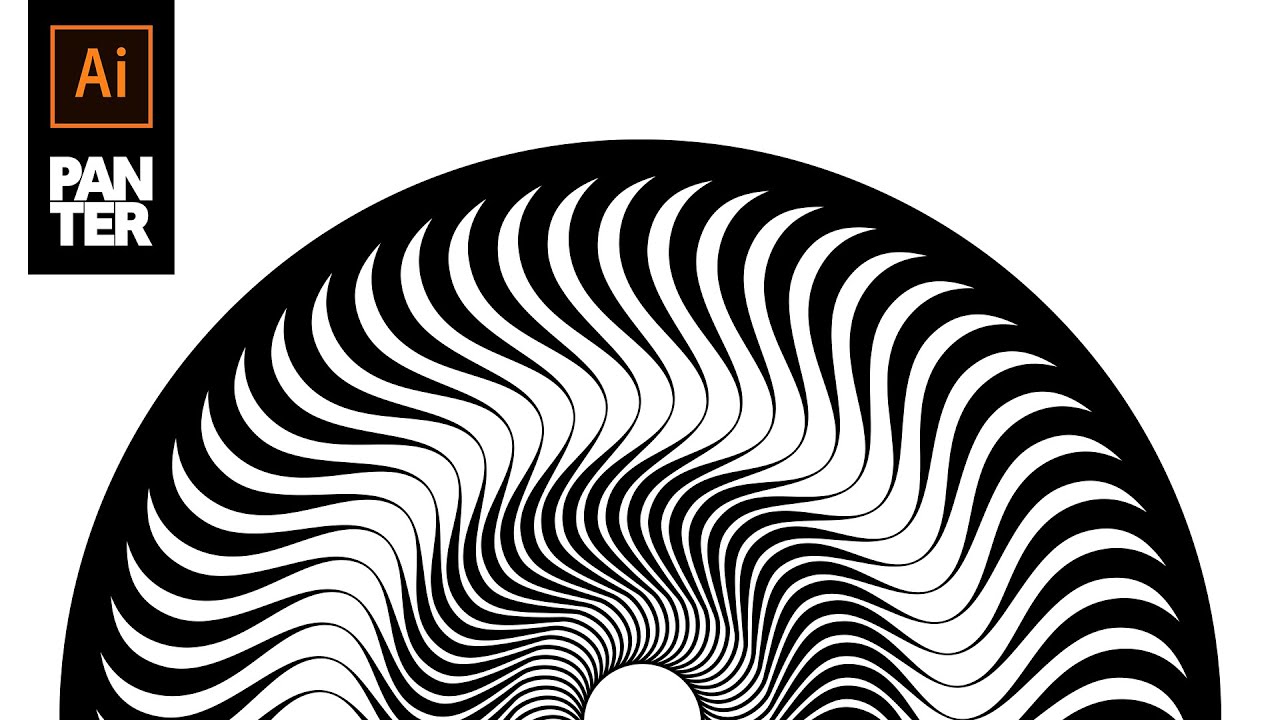 How to Make a Spiral Wavy Vortex With Transform Tool | Adobe ...