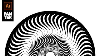 How to Make a Spiral Wavy Vortex With Transform Tool | Adobe Illustrator Tutorial