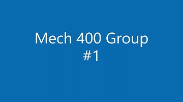 Automated Food Blender - Mech 400 Capstone Project