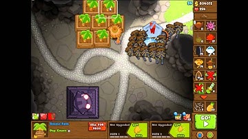 Bloons Monkey City Contested Territory - Caves