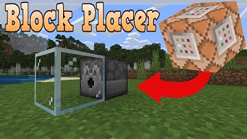 Minecraft: Bedrock Edition/Xbox One/MCPE | Block Placer (Command Block Tutorial)