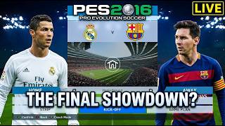 THE LAST GOAT BATTLE! Vs Ronaldo vs Messi | PES 2016 Real Madrid vs Barcelona | Tii iT