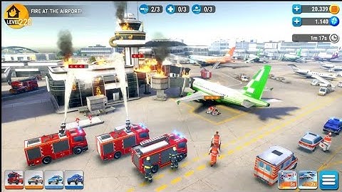 🚒 Emergency HQ Firefighters Gameplay | Fire Truck, Police & Rescue Mission | Android/iOS
