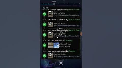 Ingress Prime - 2.11.1 - Activity Feed demo