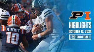 Purdue at Illinois | Highlights | Big Ten Football | 10/12/2024