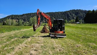 1000FT of trench and several hidden pipes with the Kubota KX 040 4 by Jeramy Reber Pure Dirt 1,982 views 3 weeks ago 51 minutes