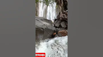 تصوير احترافي في شلال وادي بنا شاهد الجمال 