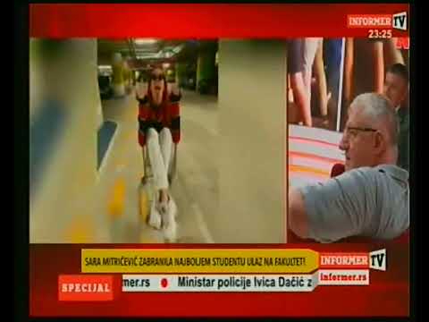 Šešelj o studentkinji blokaderki Sari Mitričević:" Kurvica golog trbuha"