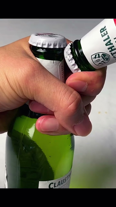 How to open a beer with another beer bottle!
