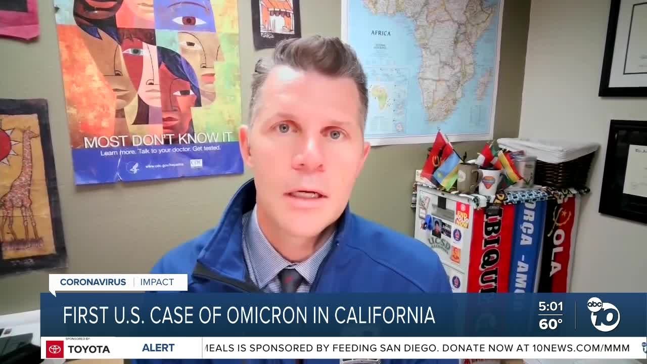 First US case of Omicron in California - YouTube