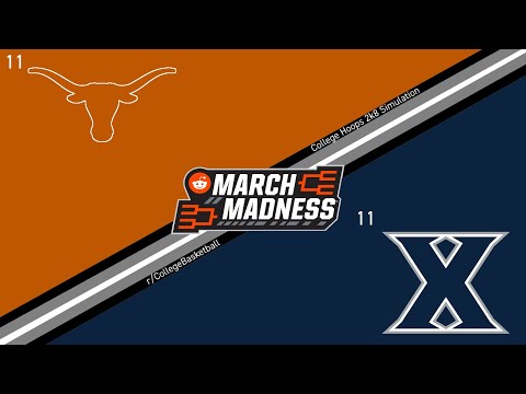 r/CollegeBasketball College Hoops 2k8 March Madness | First Four | (11) Xavier vs (11) Texas