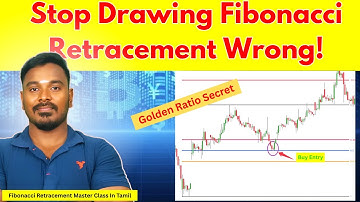 How To Draw & Use Fibonacci Retracement For Share Market Trading | Step By Step Guide In Tamil