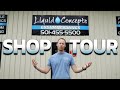 SHOP TOUR (what&#39;s in my custom coatings shop?) | Liquid Concepts | Weekly Tips and Tricks