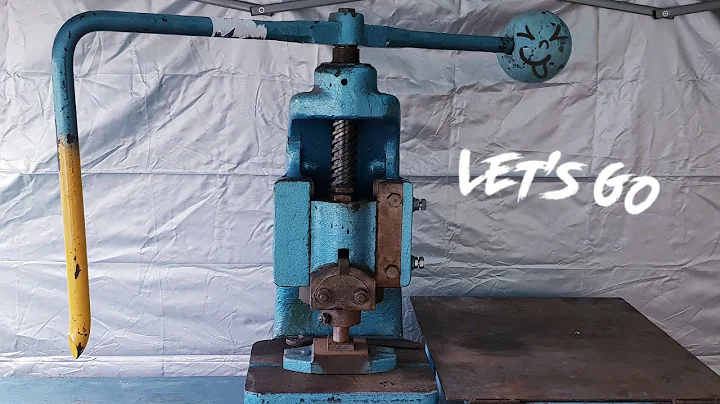 Fly press strip down,  John Heine 6 tonne no6 flyp...