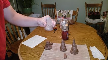 Conic sections from clay