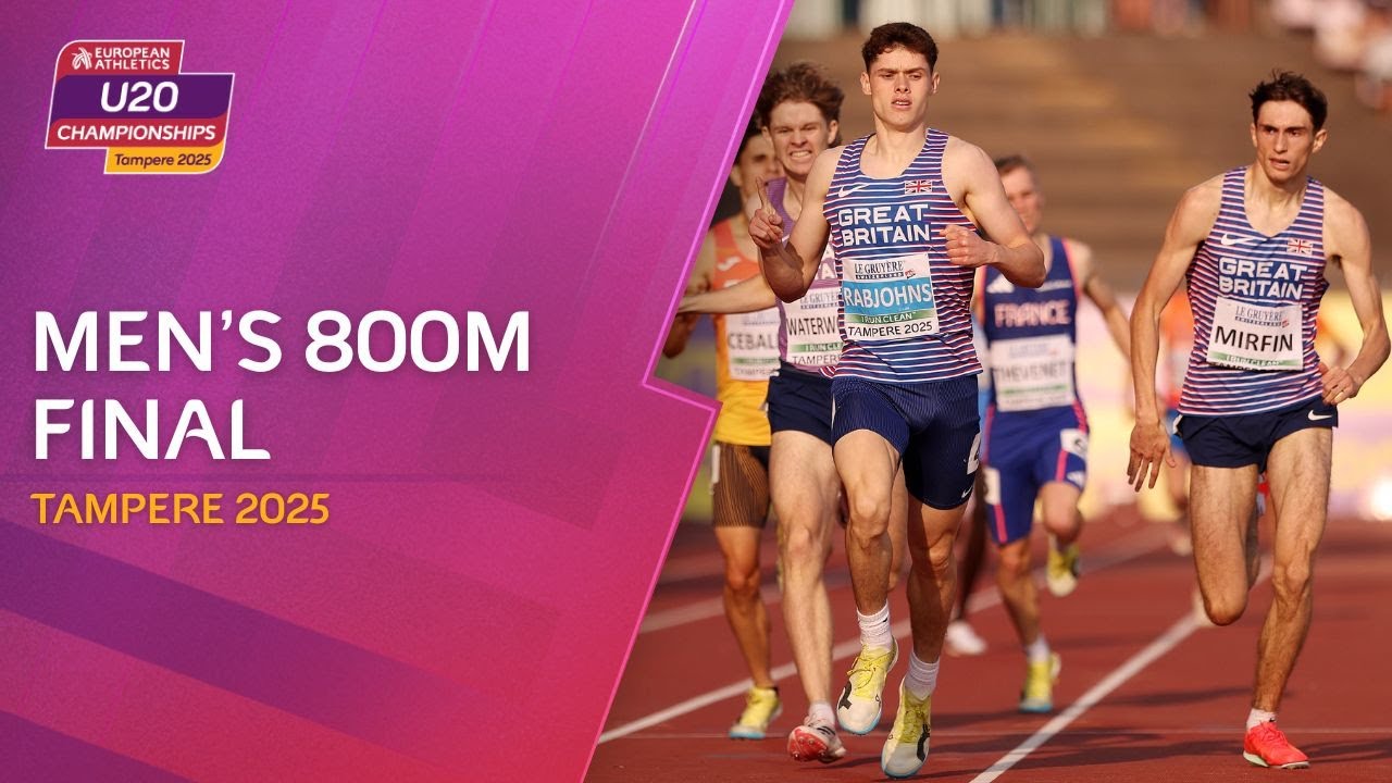 EMOTIONS run high in a DRAMATIC Men's 800m Final! ⚡ | Tampere 2025