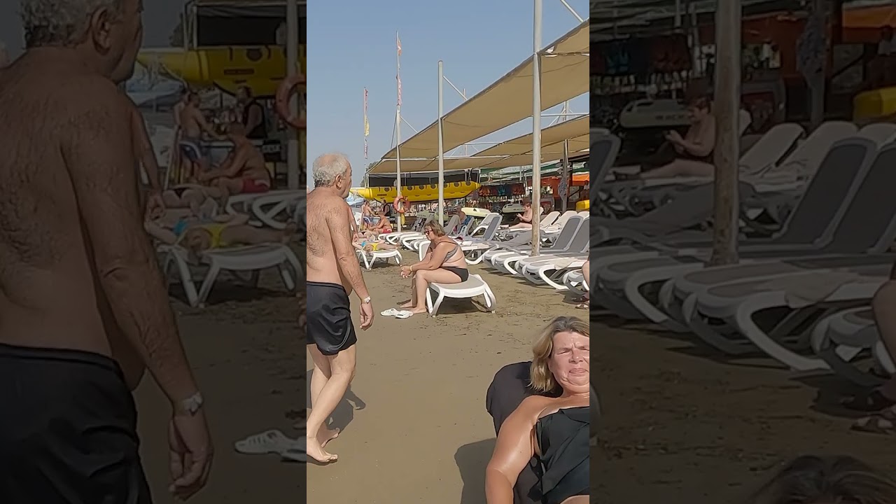 Antalya Beach Walk Turkey / 