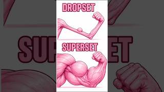 Dropsets vs Supersets: Which Builds Muscle Faster? #gym